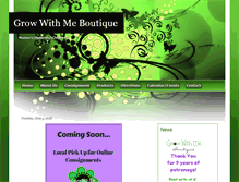 Tablet Screenshot of growwithmeboutique.com